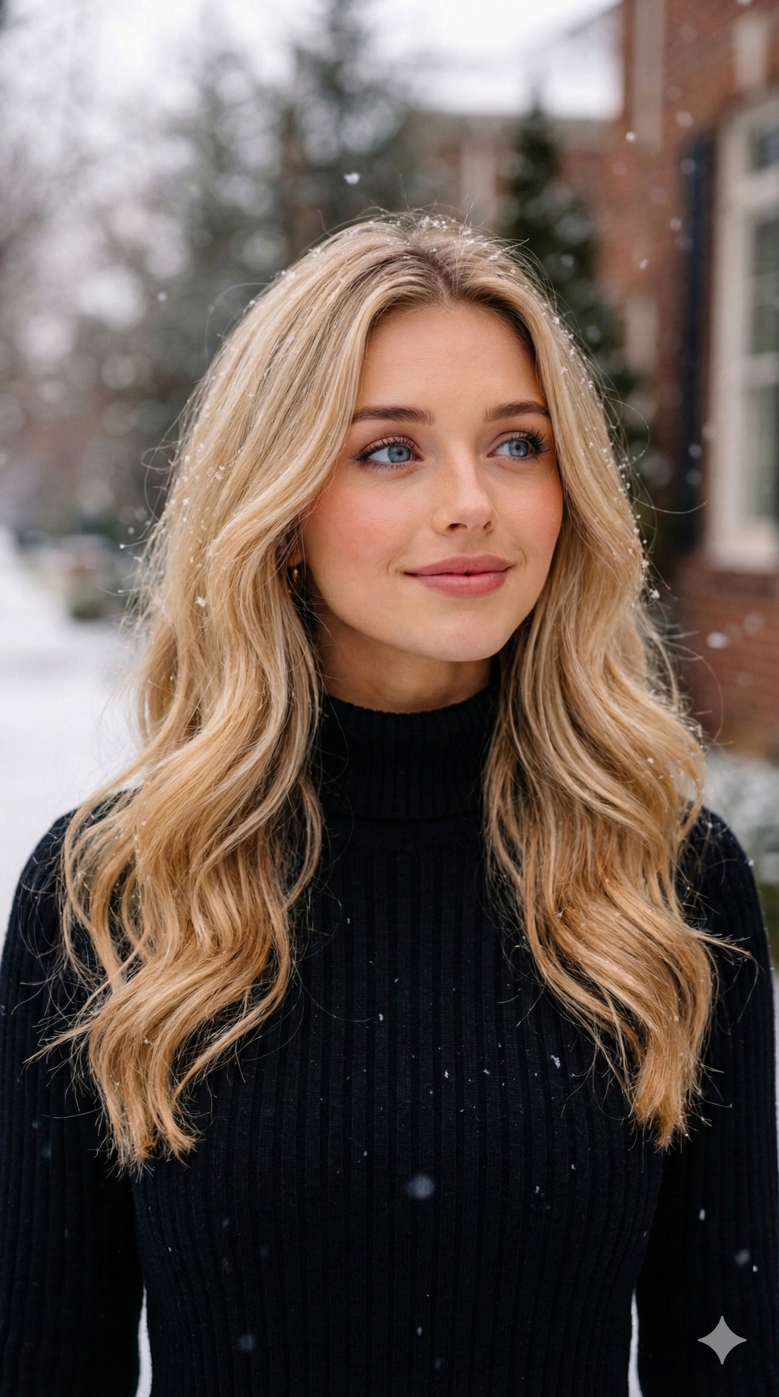 Winter Backlight Portrait