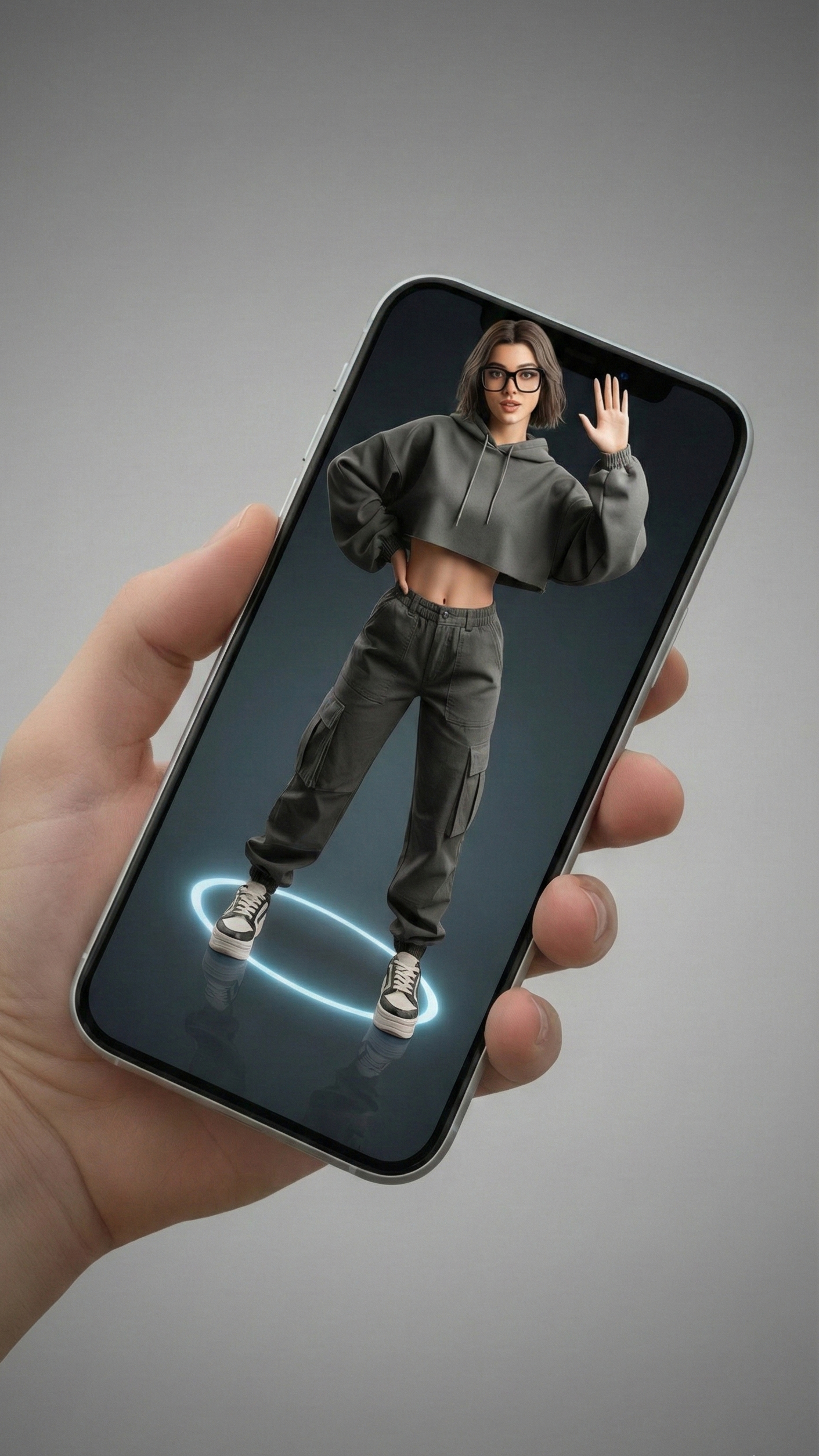 3D Perspective Smartphone Model